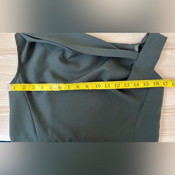 AQ/AQ DIDION STRUCTURED JUMPSUIt, HIDDEN ZIP, TAILORED LEG, SIDE SPLIT US 8R - Picture 7 of 8